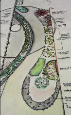 Tuinontwerp KTT smalle achtertuin