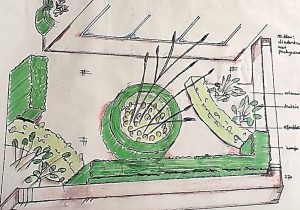 Tuinontwerp 3d voortuin 